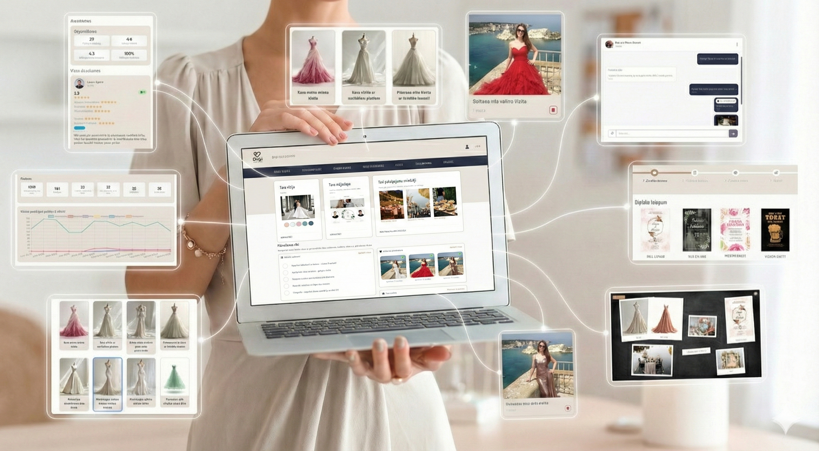 Digi Wedding — Visi kāzu plānošanas rīki